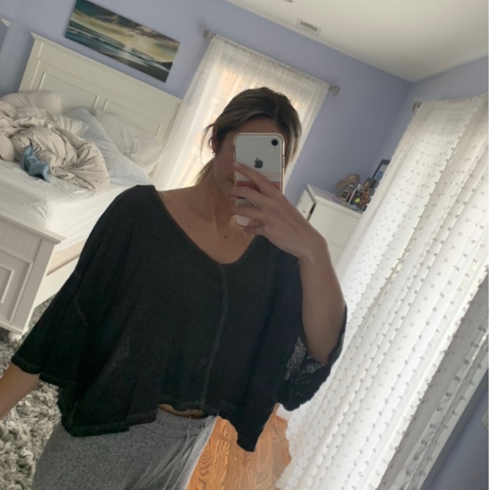 Free People Cropped Tee